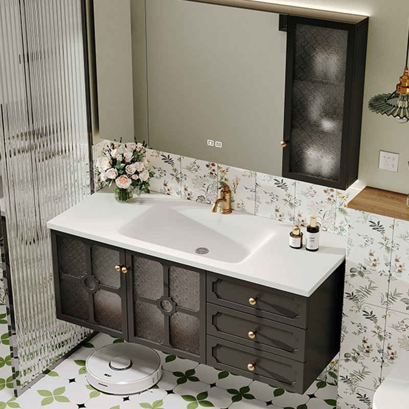 Simple modern style bathroom cabinet