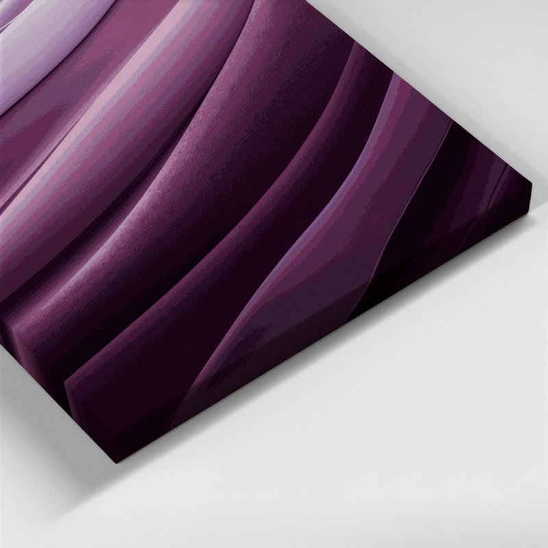 Art abstrait sur toile abstrait mauve 99, H 18 po x l 12 po