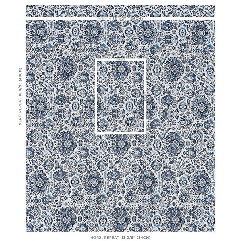 Pallay Épinglé Fabric, Porcelain on Ivory