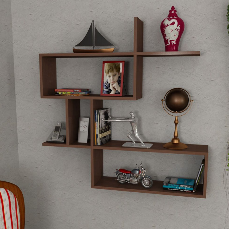 Wall shelf, Dark brown