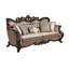 Carrara Brown 3 Pieces Upholstered Living Room Set 