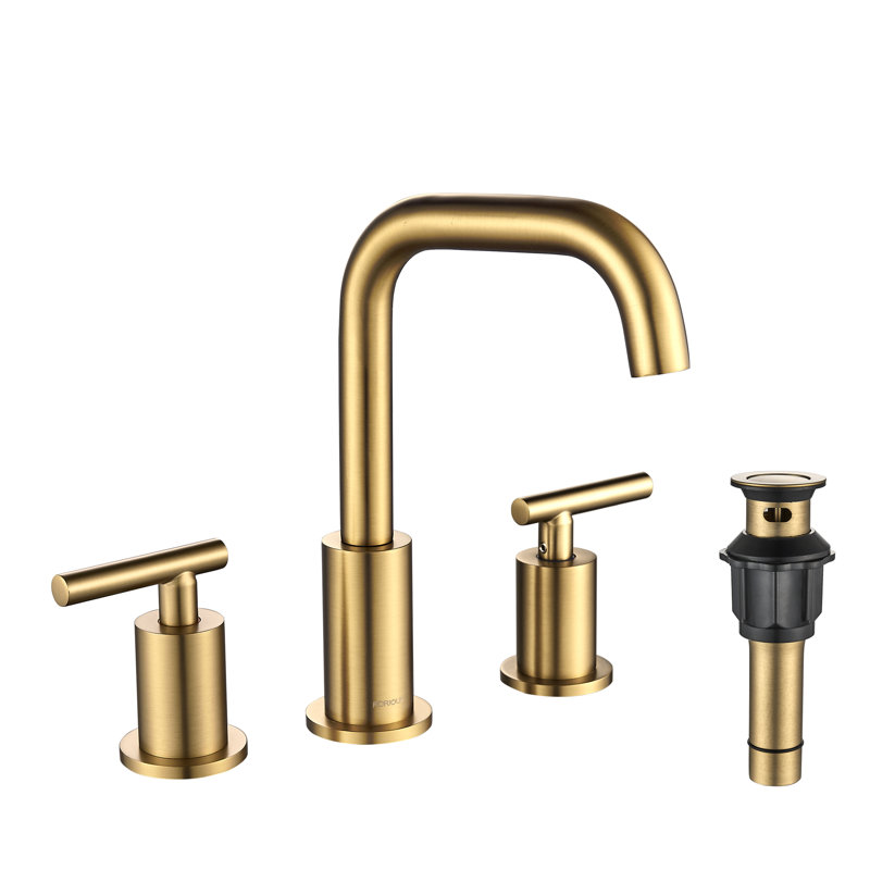 Timed Flow Tap with Waste, Gold