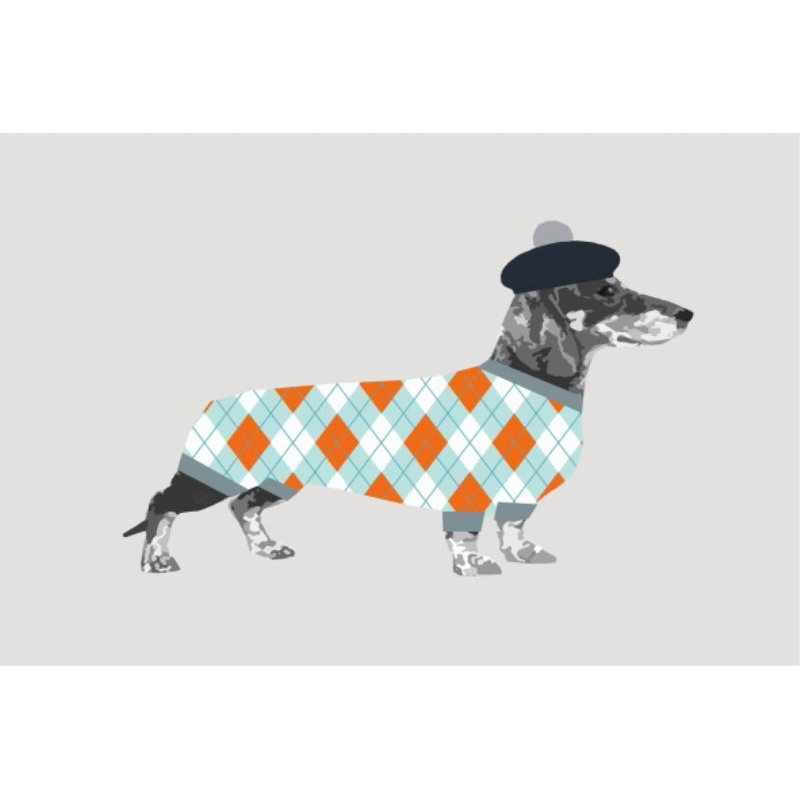 Dixie Print by Emma Brooks, Glass Coat