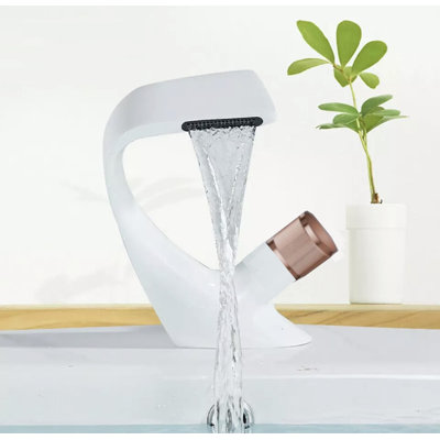 Robinet de salle de bain monotrou Waterfall