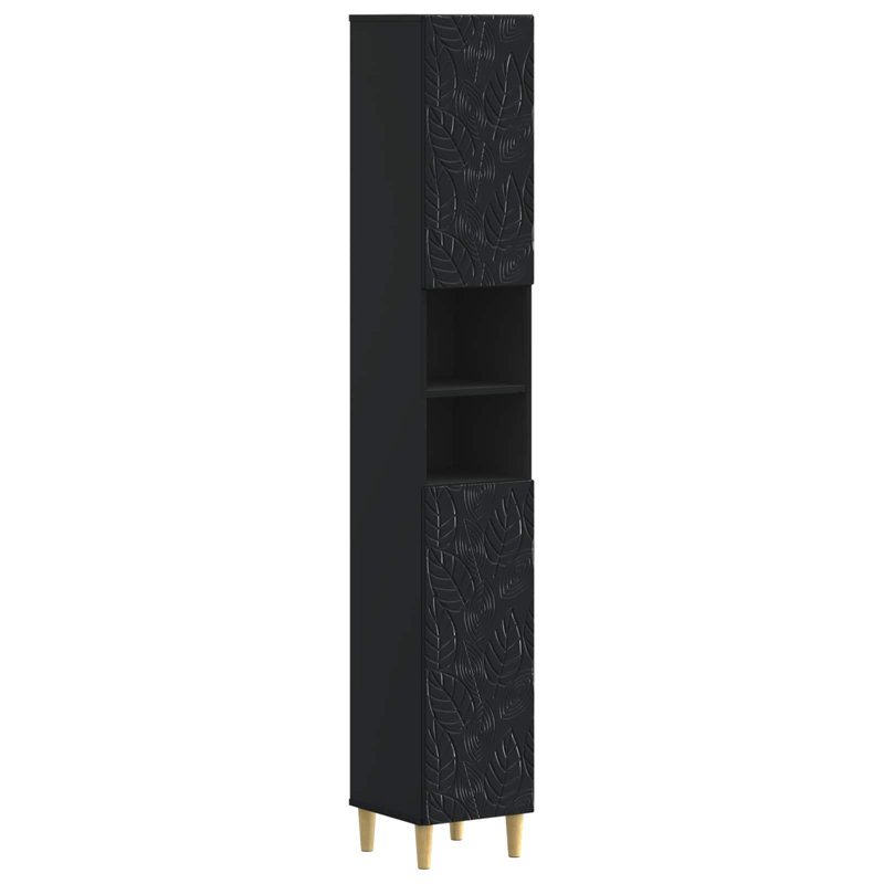 Linen Cabinet, Black