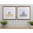 Set Of Two Rural Simplicity Wood Brown Framed Wall Art