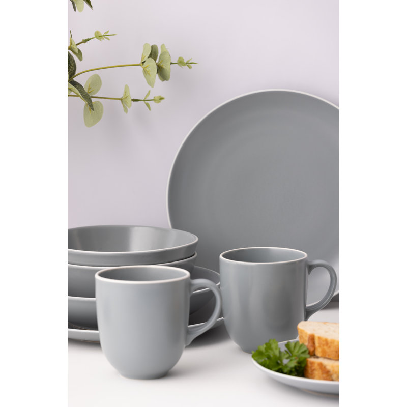 Classic Collection Mugs 400ml, Grey