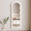 Wood Wavy Mirror