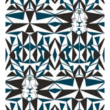 The Wall - Jean Cocteau Geometric Wallpaper Double Roll by Jean Cocteau