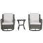 Auryanna Rattan 3 - Person Seating Group with Coushions-880147374-880147375
