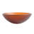 Rosefray 16.5'' Brown Glass Oval Bathroom Sink