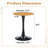 Space-saving Modern Dining Table, Mdf Wood, Mid-century Tulip, For Small Spaces-766649528