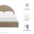 Resort Performance Velvet Arched Round Platform Bed-101181364-101181365