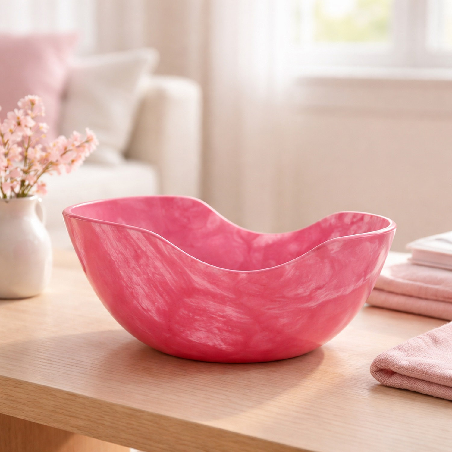 Olwen Decorative Bowl, Pink