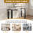 Aral 47.2'' Glass Top Console Table-1311676076