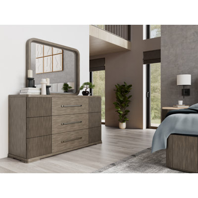 Ensemble commode et miroir Montego