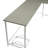 Bambina Gray & White Finish Computer Desk