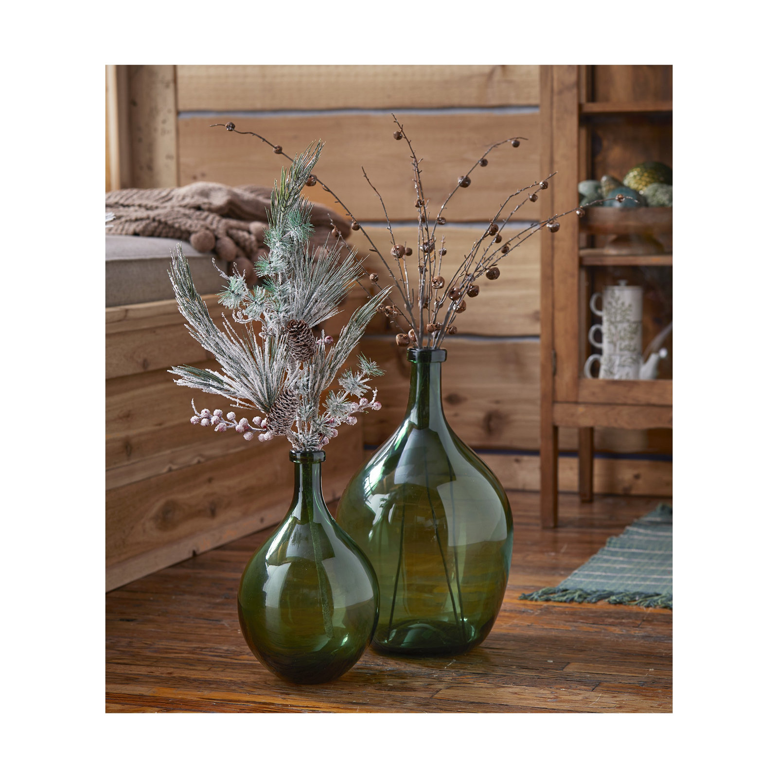Oversize Vint Gls Wine Bttle S