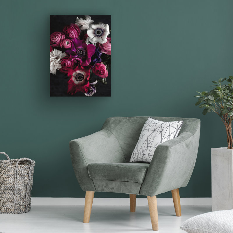 Art sur toile 1, bolognaise, brun, H 19 po x l 14 po