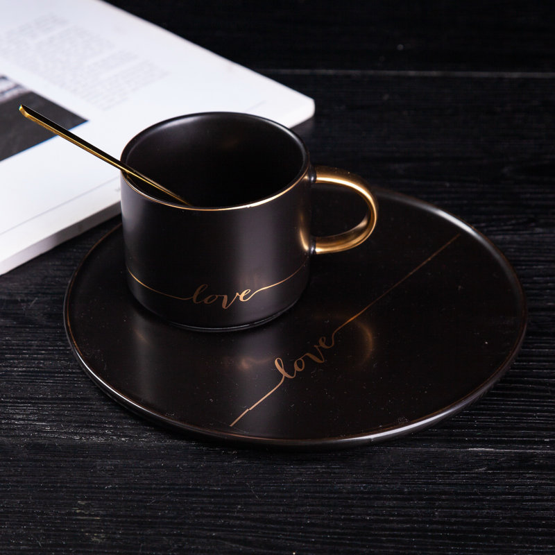 Porcelain Mug, Black