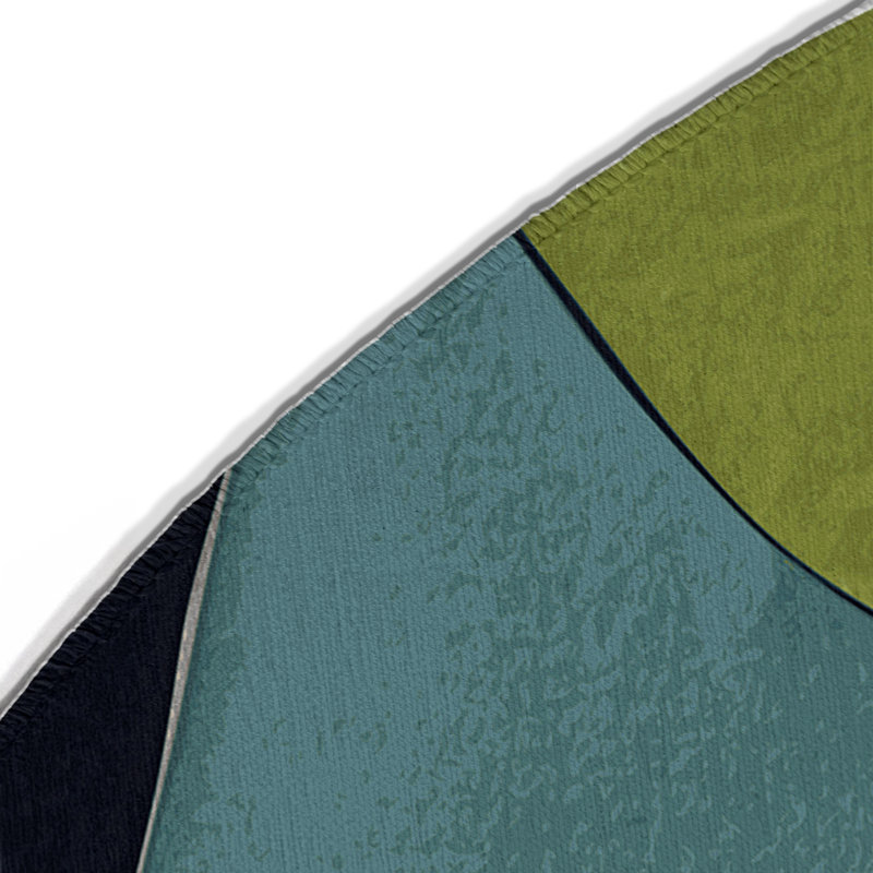 Orbit Crossroads Indoor And Outdoor Area Rug, Round 5'