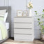 Armoire de rangement à 4 tiroirs de 23,62 po de largeur