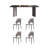 Classic and exquisite dining table and chair set-112659905