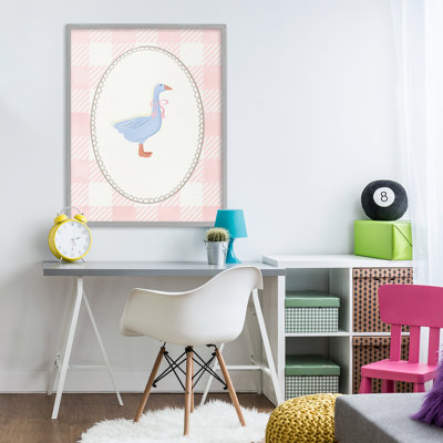 Giclée sur toile écossaise rose pâle, design par The Paper Curator