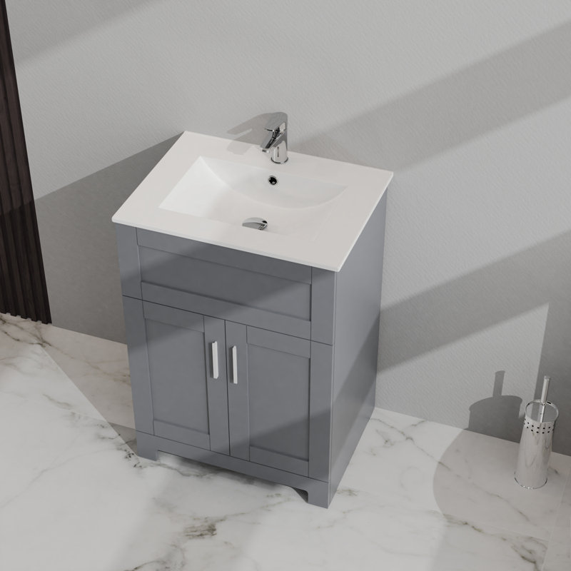 Adelyne 23.6'' Single Bathroom Vanity with Top