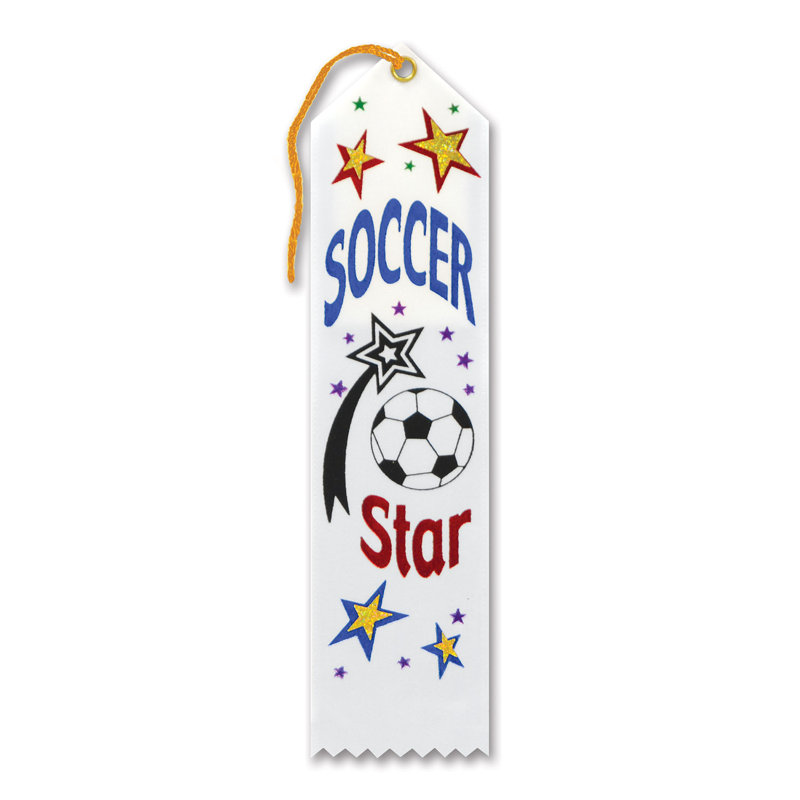 Ruban de la récompense de football star