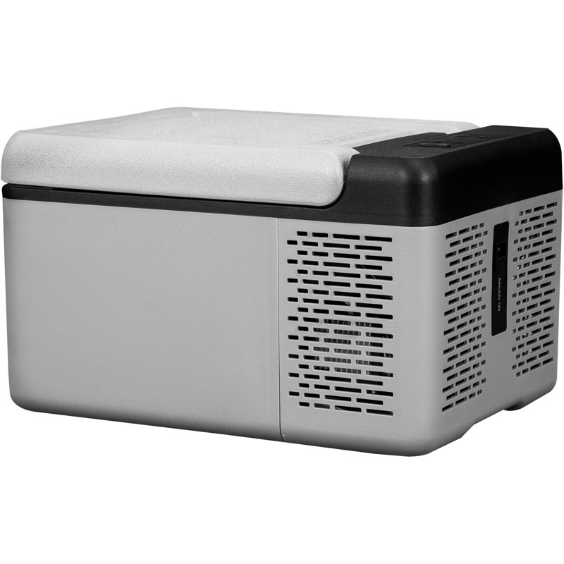 Compact Silver 10 Quart Portable RV Smart Freezer