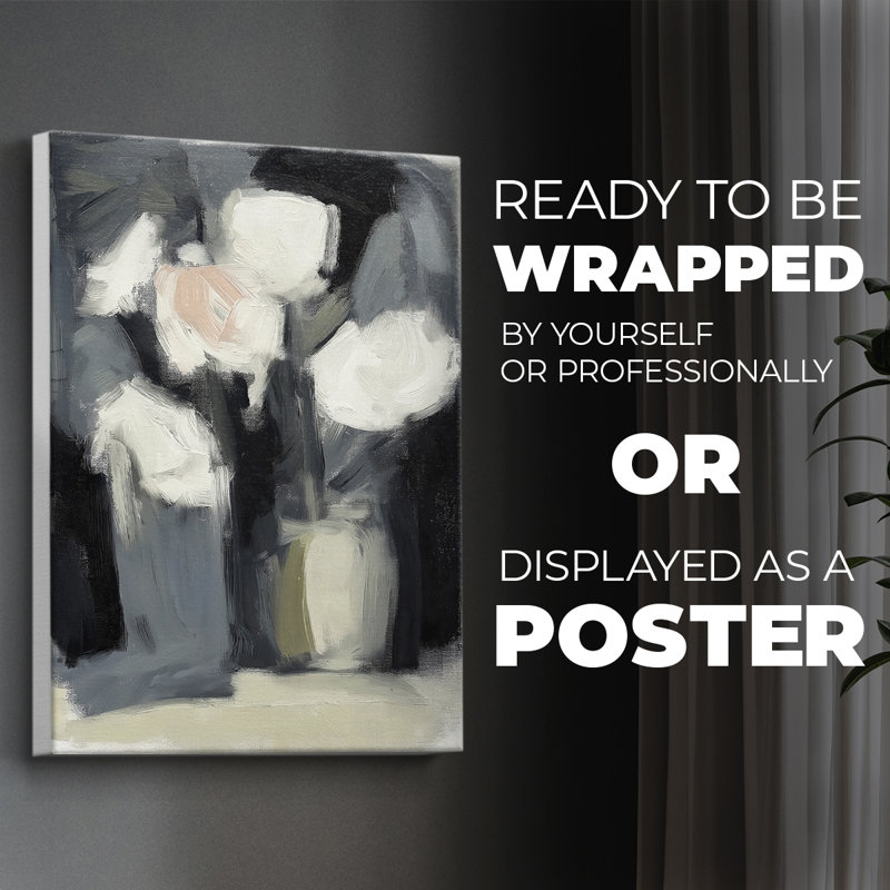 FLORAL Series DCC III - Impression sur toile seulement - NON CADRE, H 48 po x l 32 po