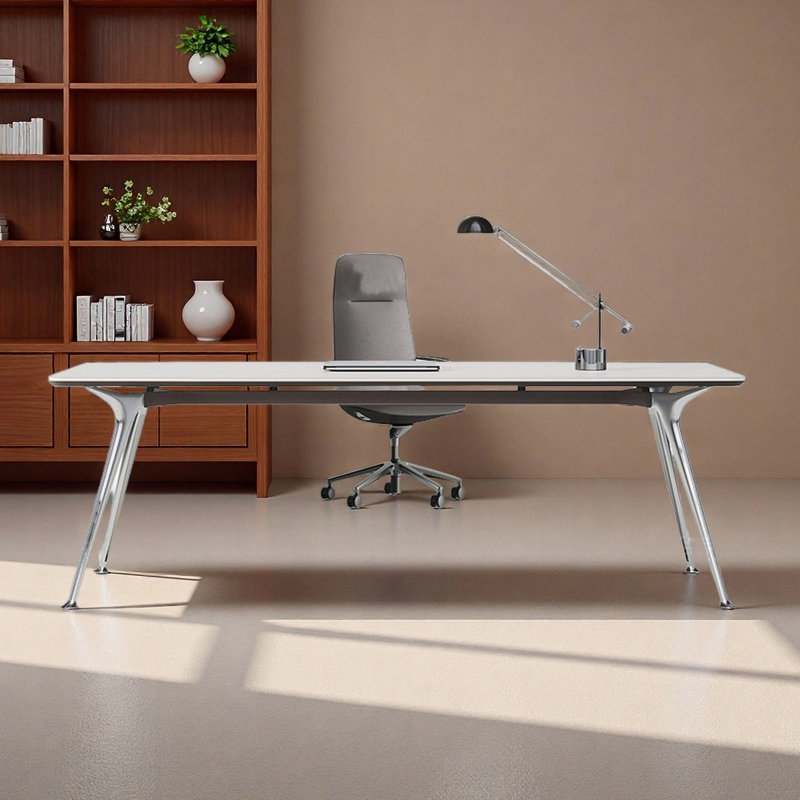 Bureau de luxe moderne, H 29,53 po x l 70,87 po x P 31,5 po