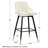 Swivel Velvet Upholstered Counter & Bar Stool-1750016729-1763769239