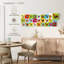 Fruits et légumes, tableau alphabétique sur toile-882983763