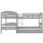 Evanne Kids Twin Over Twin Bunk Bed with Trundle