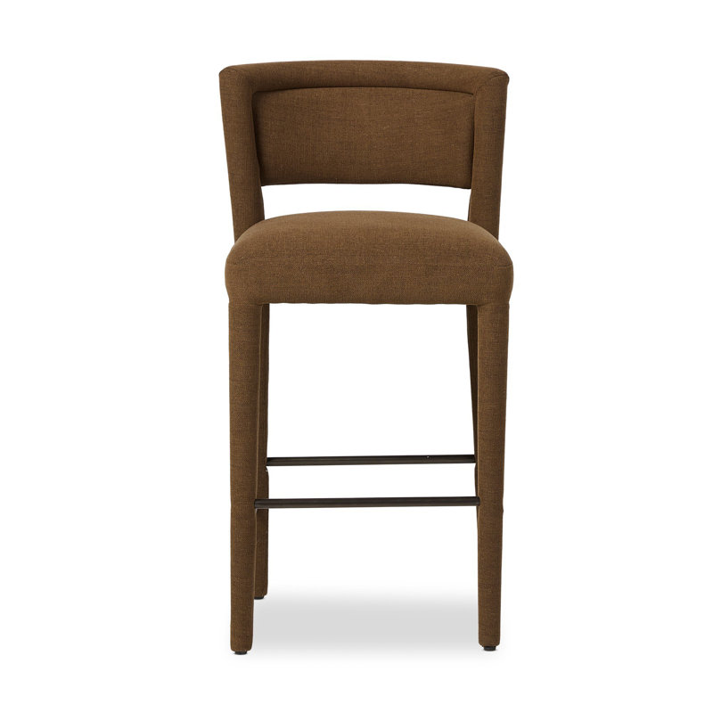 Beverly Stool-Crypton Wayfarer Snow-Bar, Bar Stool (31.5" Seat Height), Crypton Nomad Mushroom