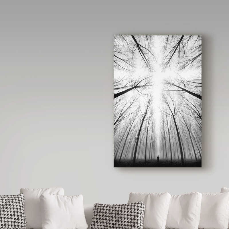Art mural sur toile tendue - "La croix" par Marco Bizziocchi pour décoration de salon, de chambre à coucher ou de bureau - 30 x 47