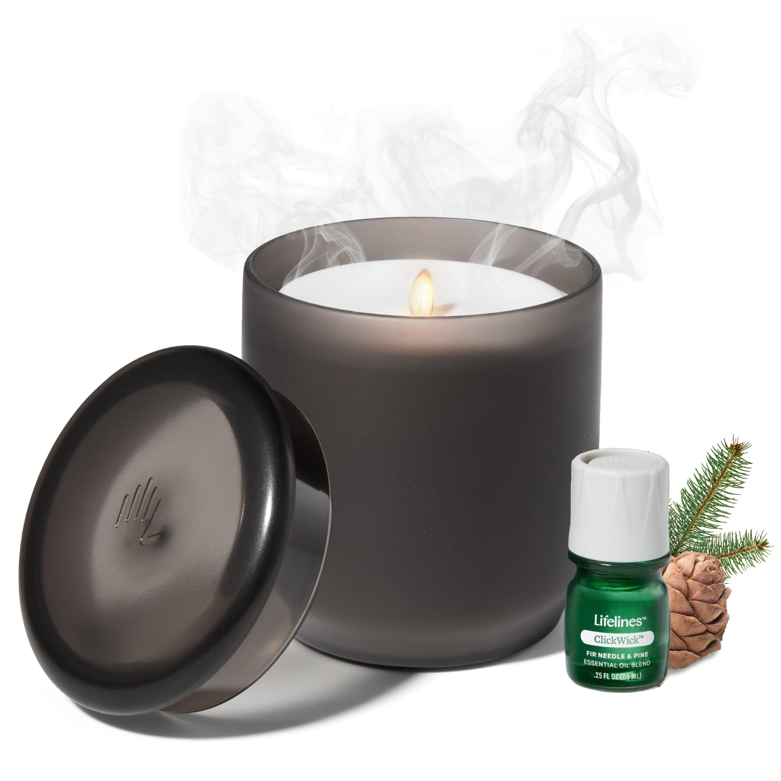 Fashion Finesse Flameless Candle Aromatherapy Essential Oil Diffuser ...