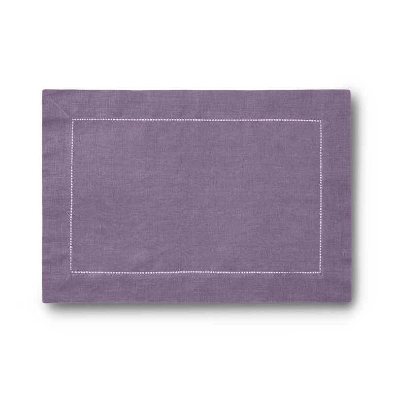 Festival Linen Rectangle Placemats, Lilac