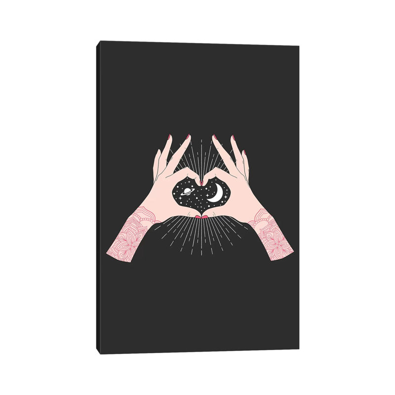 Magic Love by Emanuela Carratoni - Print on Canvas, Wrapped Canvas, 101.6cm H x 20.32cm W x 3.81cm D