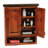 Fireside Lodge Hickory Log Toilet Topper Cabinet - Espresso-1499708040