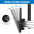 Black Tilt Multi Screen Ceiling Mount for Holds up to 110 lbs
