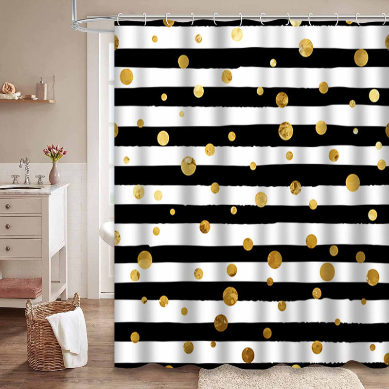 Rideau de douche Confetti, L 72 po x l 84 po