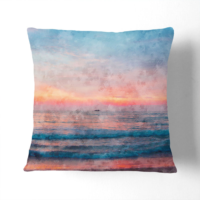 Square Throw Cushion, 40cm H x 40cm W x 15cm D