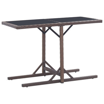 Ensemble bistro rectangulaire pour 2 personnes