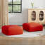 Repose-pieds en cuir italien Hustle Square-109286820-134373344