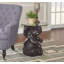 Fateh Glass Top End Table