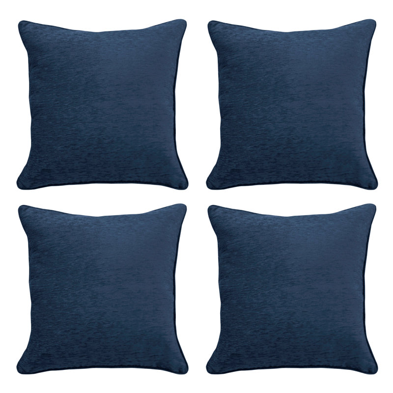 Theressa Square Cushion, Navy
