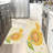 Decorative Lemon Art Kitchen Mat Set – 2 Pack